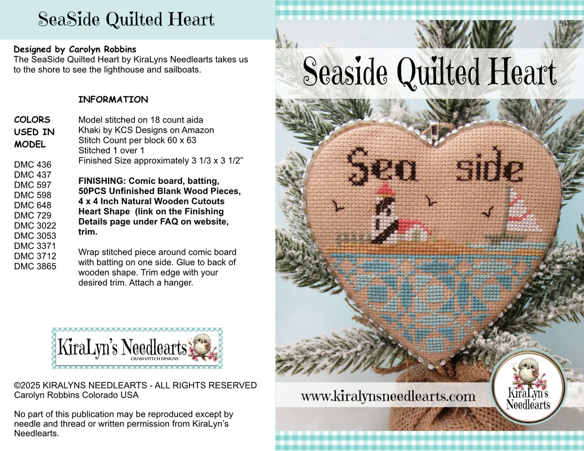 SeaSide Quilted Heart