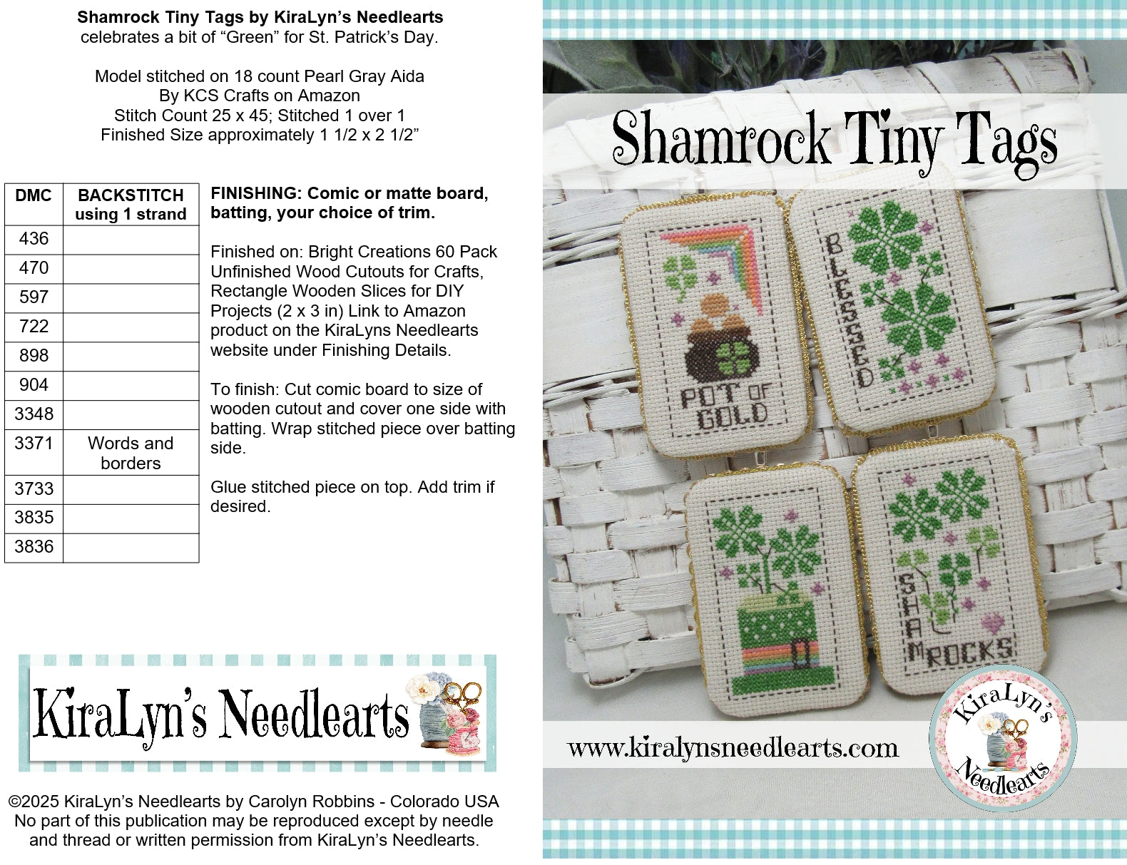 Shamrock Tiny Tags