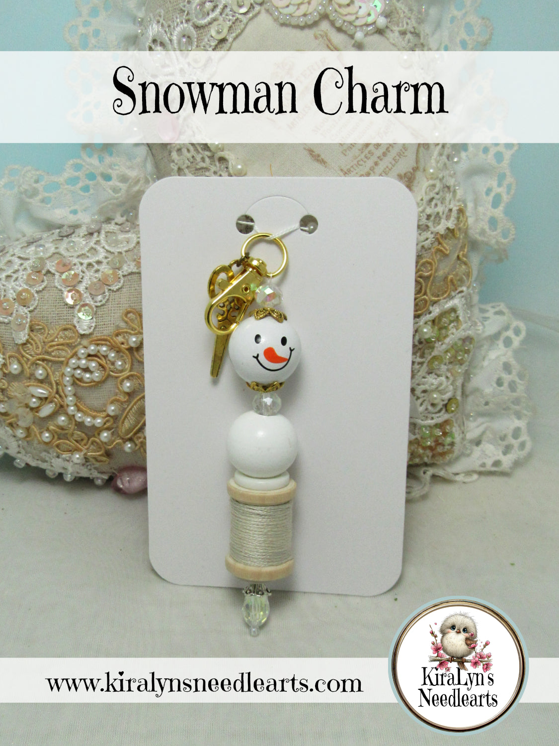 Snowman Charm