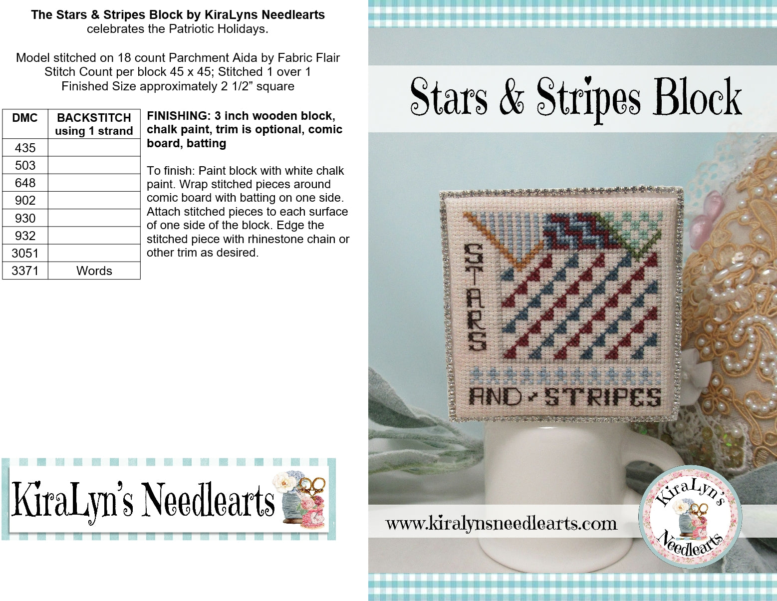 Stars and Stripes Block
