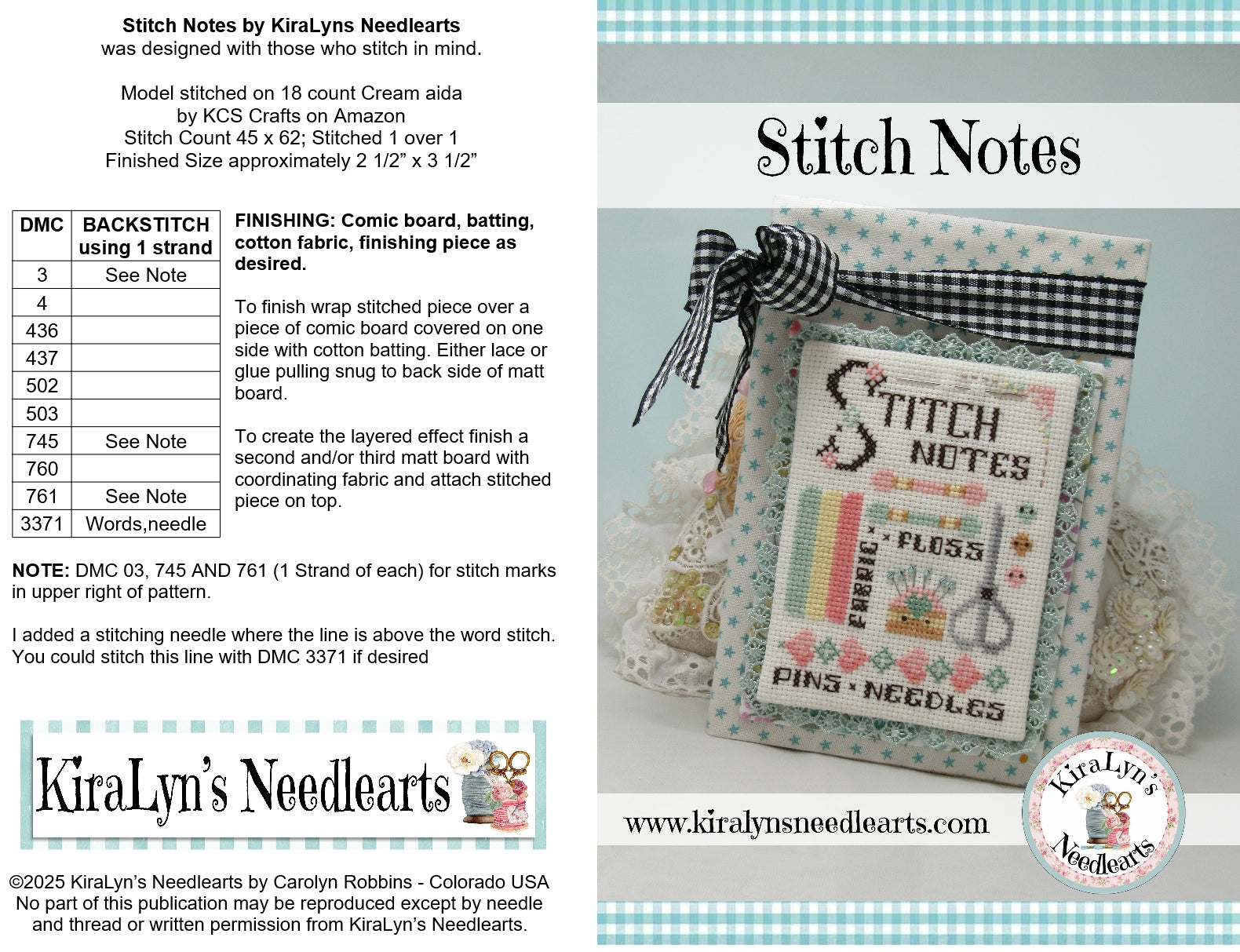 Stitch Notes
