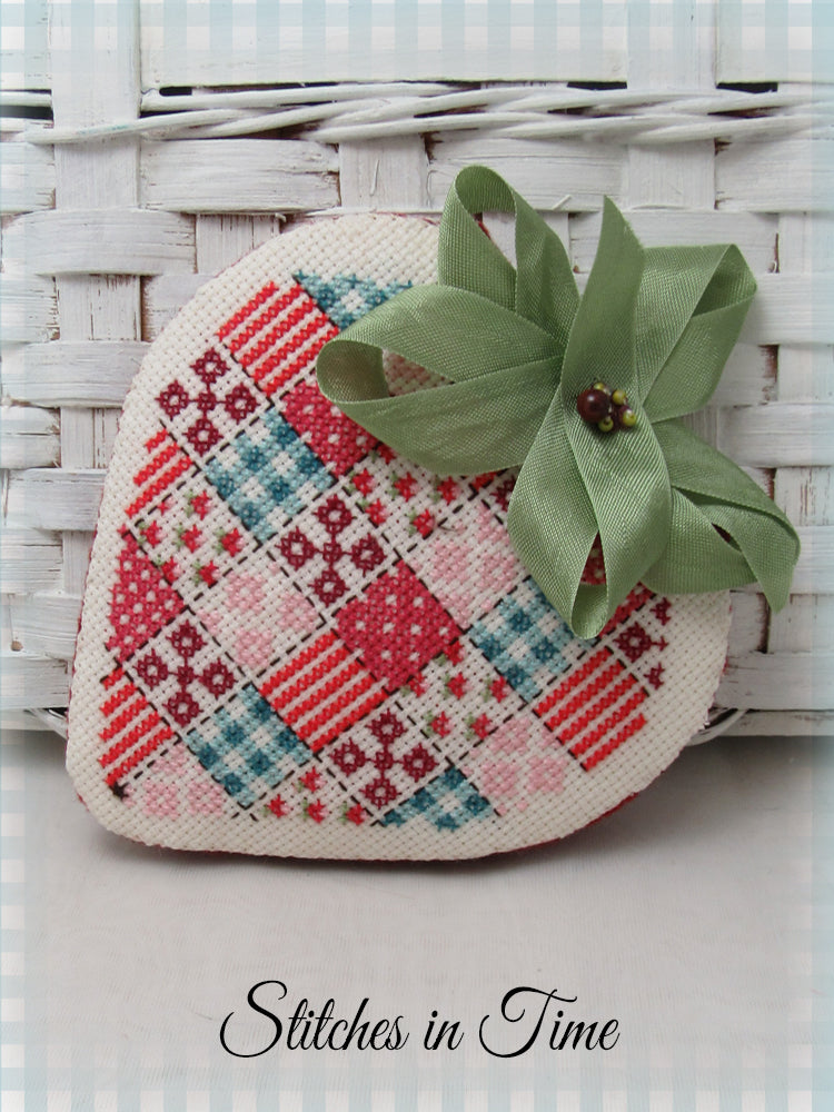 Quilted Strawberry Needlebook