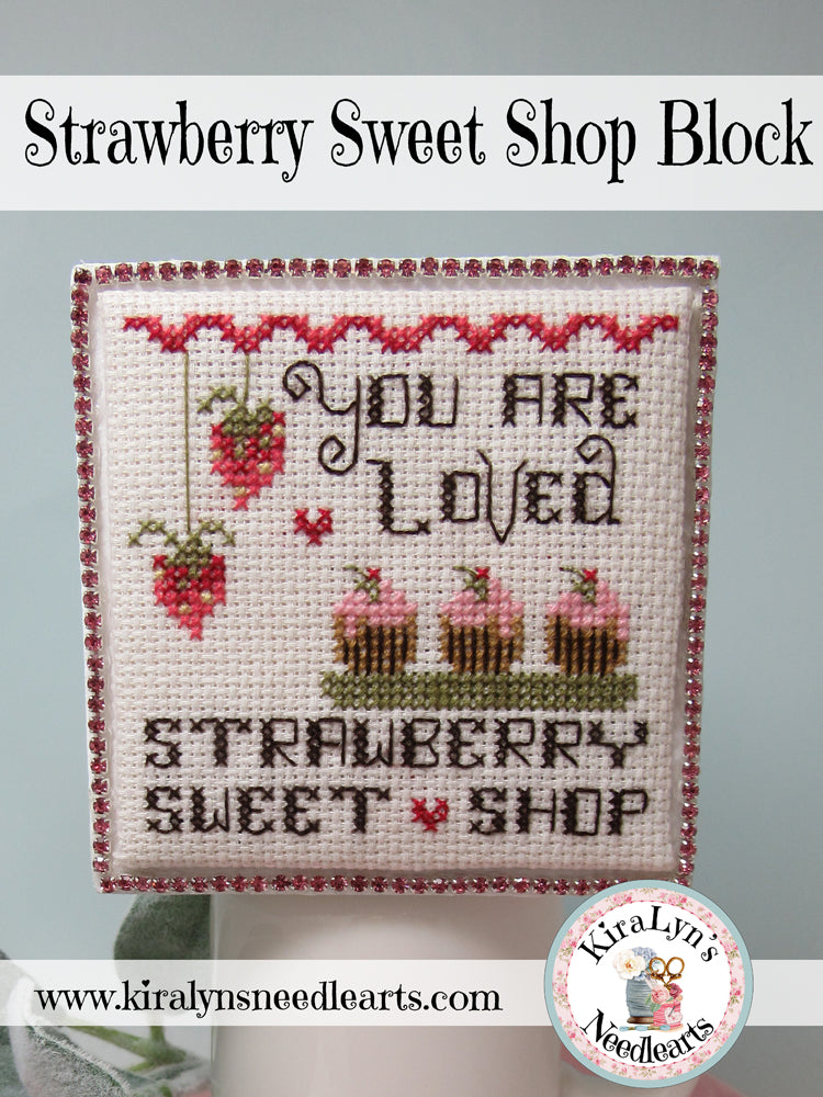 Strawberry Sweet Shop Block