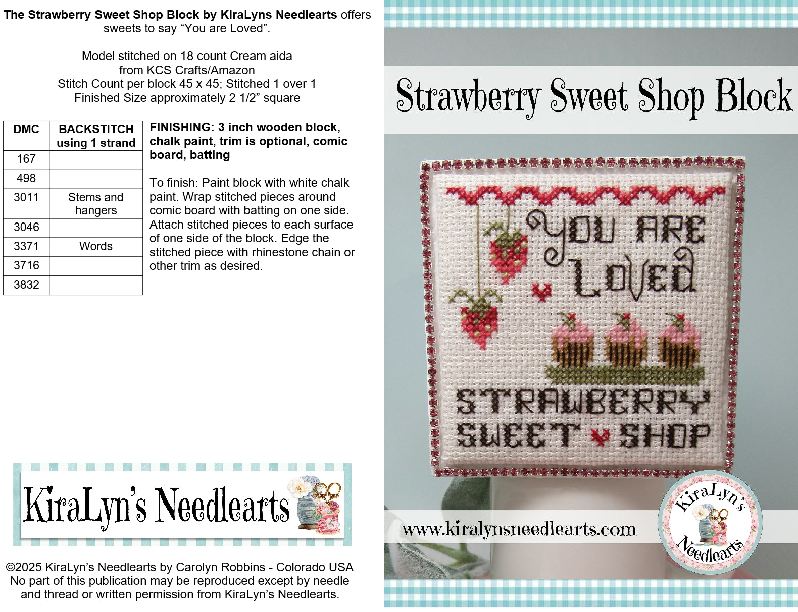 Strawberry Sweet Shop Block