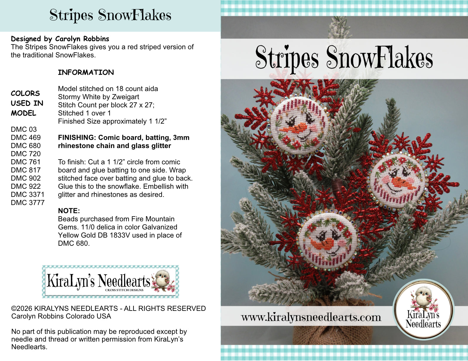 Stripes SnowFlakes