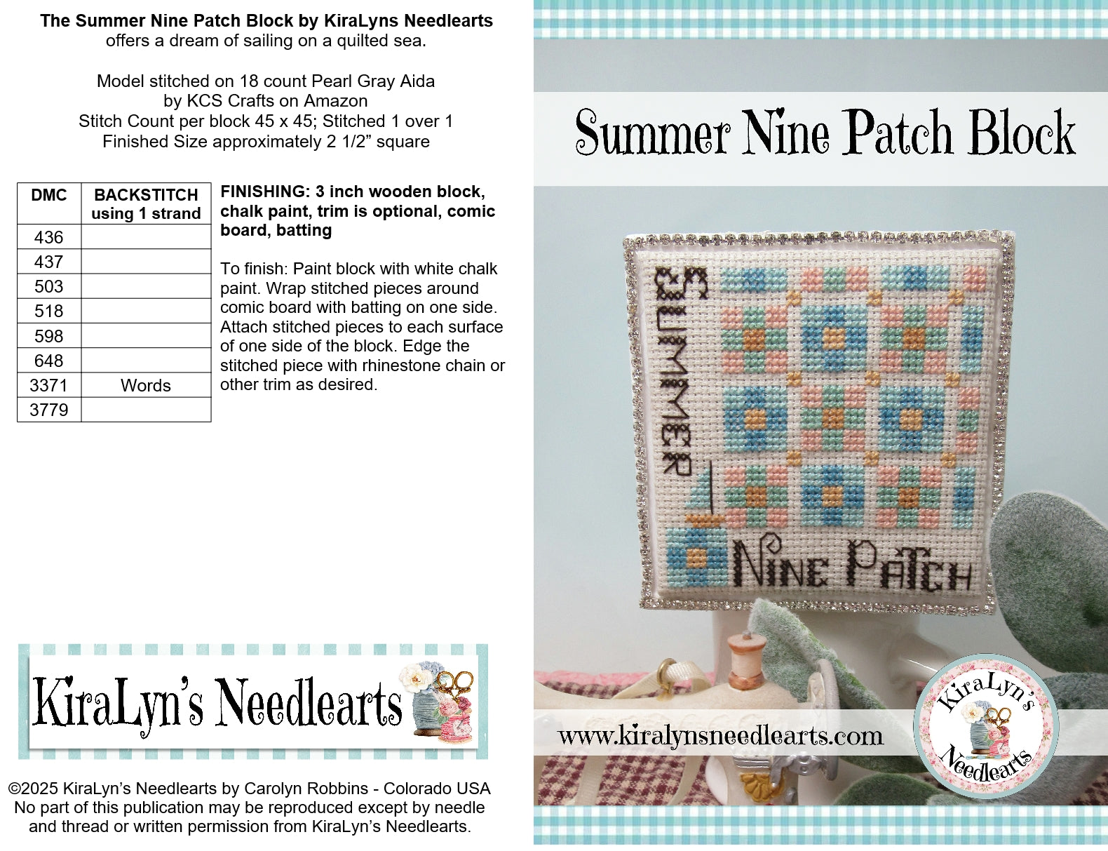 Summer Nine Patch Block