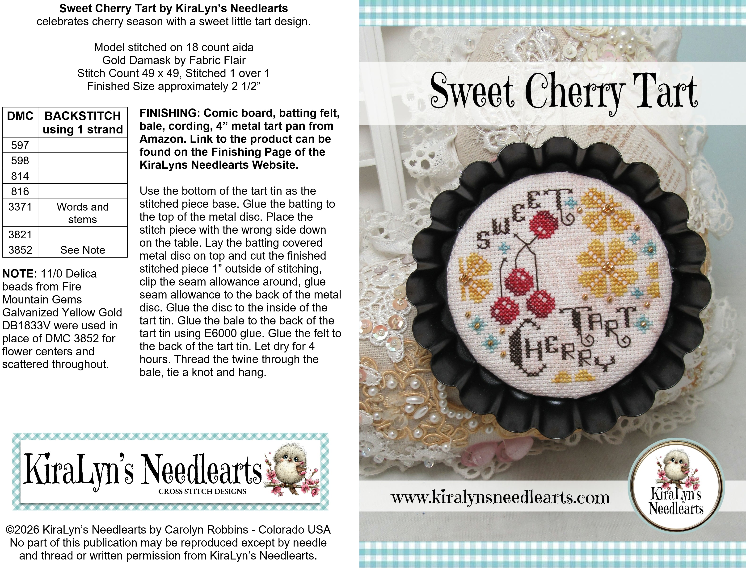 Sweet Cherry Tart