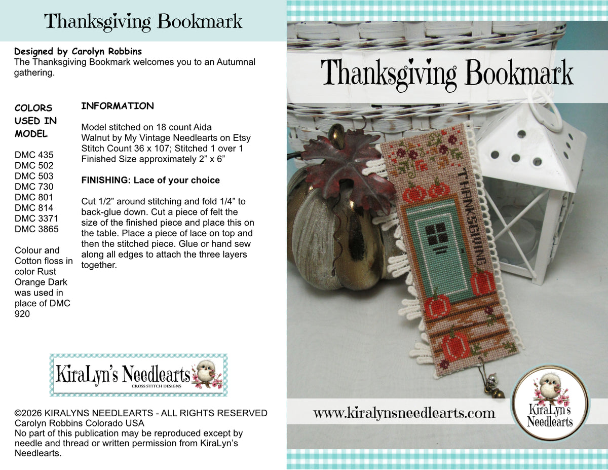 Thanksgiving Bookmark