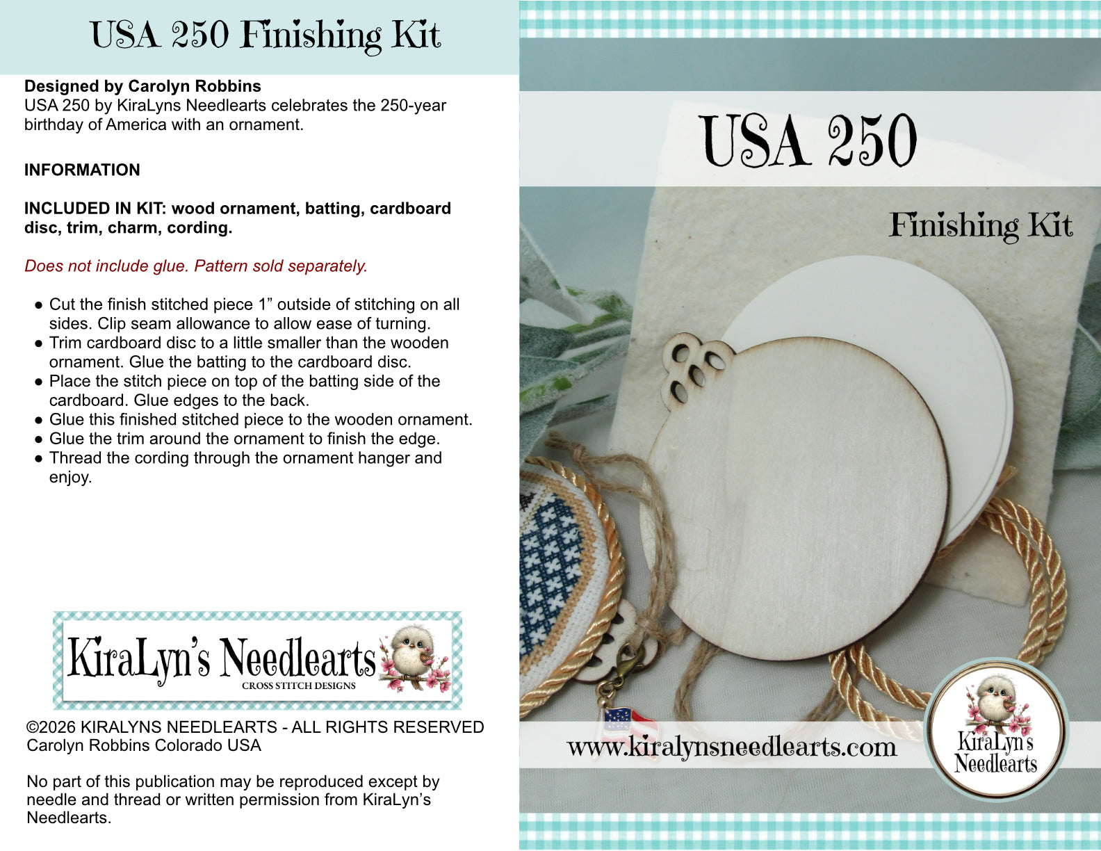 USA 250 Finishing Kit